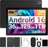URAO Tablet,11" Android 16 Tablet Octa-core 36GB+128GB Gemini AI | 7800mAh Battery 1280 * 800 IPS FHD 5MP+8MP Camera ...