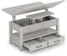Rolanstar Coffee Table Lift Top, Multi-Function Convertible Coffee Table with Drawers and Hidden Compartment, Convert...