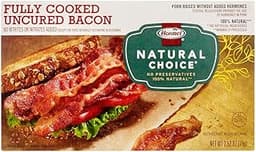 Hormel Natural Choice, Fully Cooked Uncured Bacon, 2.52 oz