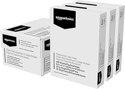 Amazon Basics Multipurpose Copy Printer Paper, 20 lb, 8.5 x 11 Inches, 3 Reams (1,500 Sheets), 92 Bright White for Ho...