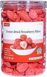 Freeze Dried Strawberries Slices for Yogurt, Smoothies, and Baking | Fruits Snack & Dessert Topping |Dry Strawberry C...