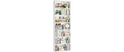 FACBOTALL 82" Tall Bookshelf White Bookcase, 7-Tier Open Display Shelves | Extra Tall Bookcase with Storage, Floor to...