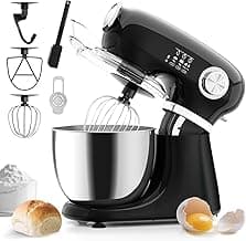 Electactic Stand Mixer With 12 Speed,5.3 Quart Electric Mixer With Tilt Head, Kitchen Mixer for Daily Use with Egg Wh...