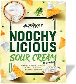 Gloriously Vegan NoochyLicious Sour Cream Powder – Smooth, Tangy, Dairy-Free & Plant-Based Seasoning – Lactose-Free, ...
