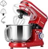 VIVOHOME Stand Mixer, 660W 10 Speed 6 Quart Tilt-Head Kitchen Electric Food Mixer with Beater, Dough Hook, Wire Whip ...