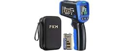 FKM Infrared Thermometer Gun -58°F~1112°F,Non Contact Laser Thermometer Gun | Adjustable Emissivity,Digital IR Temper...