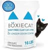 Boxie Unscented 30 Day Odor Control Clumping Clay Cat & Kitty Litter 16 lb, 99.9% Dust-Free, Hard Flat Top Clumps, No...