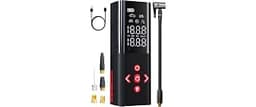 GOOLOO AP150 Tire Inflator Portable Air Compressor,2X Faster,150PSI | Cordless Air Pump with Digital Pressure Gauge,L...