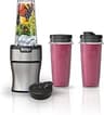 Ninja Nutri-Plus Personal Blender | Compact Push to Blend | Make Frozen Drinks, Smoothies, Sauces & More | With (3) 2...