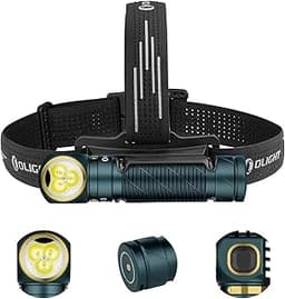 OLIGHT Perun 3 Rechargeable Headlamp Flashlight, 3000 Lumens LED Headlight with Red Light, Waterproof Head Lamp with ...