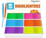 Aigybobo 192 Pack Highlighters in 6 Assorted Colors, Chisel Tip Dry-Quickly Highlighters Bulk, No Bleed Highlighter M...