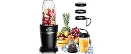 Sangcon 1000W Smoothie Blender for Kitchen, Blenders for Smoothies with (3) Cups (2) Spout Covers (1) Storage Cap (1)...