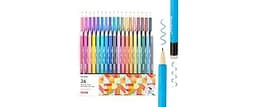 Grabie Erasable Gel Pens, Medium Point 0.7 mm Erasable Pens, Make Mistakes Disappear for Drawing Writing Planner, Pac...