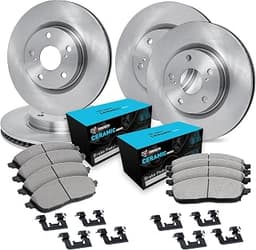 R1 Concepts Front and Rear Brake Kit Fits 2016-2019 Hyundai Sonata