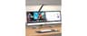 LED Desk Lamp for Office Home, 31.5" Architect Desk Light with Clamp Dual Screen Computer Monitor, 15W 5 Color X 10 B...
