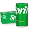 Sprite Lemon-Lime Soda Soft Drink Mini Cans, 7.5 fl oz, 10 Pack