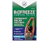 Biofreeze Overnight Pain Relief Patches, Arthritis Pain Reliever, Knee & Lower Back Pain Relief Patch, Sore Muscle Re...