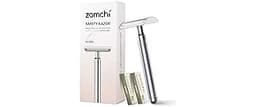 ZOMCHI Double Edge Safety Razor for Men & Women,[New Version 2.0 ] Metal Razor with 10 Double Edge Safety Razor Blade...