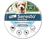 Seresto Small Dog Vet-Recommended Flea & Tick Treatment & Prevention Collar for Dogs Under 18 lbs. | 8 Months Protection