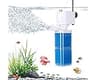 4-IN-1 Aquarium Power Filter - Mutil Stage Filtration, Adjustable Oxygenation/Wavemaker, Whisper-Quiet Submersible Fi...