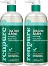 RENPURE Tea Tree & Mint Purifying Body Wash for All Skin Types, 2x24oz