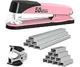 Metal Stapler Heavy Duty 50 Sheet Capacity with 1750 Staples and Staple Remover, Full Strip Staplers for Desk, No Jam...
