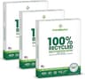 PrintWorks 100% Recycled Printer Paper 8.5" x 11" White - 20 lb Copy & Multipurpose Computer Paper - 3 Packs, 1200 Sh...