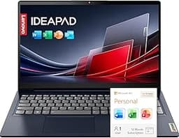 Lenovo IdeaPad Slim 3 15.6" FHD (1920 x 1080) Business Laptop Computer, 2026 Edition, Intel N150 CPU, 8GB DDR5 RAM, 1...