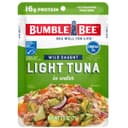 Bumble Bee Chunk Light Tuna in Water, 2.5 oz Pouch - Ready to Eat Wild Caught Skipjack Tuna Packet - 16g Protein per ...
