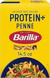 Barilla Protein+ (Plus) Penne Pasta, 14.5 Ounce - plant based - Made from Lentils, Chickpeas & Peas - Non-GMO, Kosher...