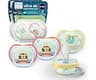 Philips Avent Ultra Air Nighttime Pacifiers - Orthodontic Design, for Babies 0-6 Months, Glow in the Dark, Soft Silic...