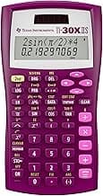 Texas Instruments TI-30XIIS Scientific Calculator, Raspberry Small