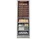 Ca'Lefort Wine Fridge Dual Zone, 185 Can and 77 Bottle 24 Inch Wine Cooler Refrigerator, 34-65°F Fridge with Glass Do...