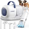 oneisall Dog Grooming Vacuum, 15000Pa Pet Vacuum Kit Shedding 99% Pet Hair, Dog Grooming Clippers with Trimmer Nail G...