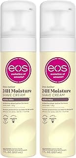 eos Shea Better Shave Cream- Vanilla Bliss, Shea Butter, Aloe Vera, Moisturizing, Shaving Cream for Women, eos Shave ...