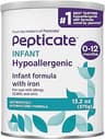 Pepticate Hypoallergenic Infant Formula for Relief of Cow Milk Allergy Symptoms, Nutritionally Complete Baby Milk wit...