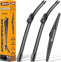 AUTOBOO Windshield Wiper Blade Replacement for Mazda CX5 CX9 2017-2025 | Fits CX-5 2017-2025/CX-9 2016–2023; 24"+18" ...