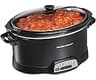 Hamilton Beach Portable 7 Quart Programmable Slow Cooker with Three Temperature Settings, Lid Latch Strap for Easy Tr...