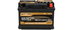 Weize Platinum AGM Battery BCI Group 48-12v 70ah H6 Size 48 Automotive Battery, 120RC, 760CCA, 36 Months Warranty, Di...