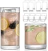 Libbey Province Tumbler and Rocks Glass Set, Elegant Drinkware Glasses Set of 16, Tall Drinking Glasses for Everyday ...