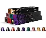 Nespresso Original Coffee Pods, Discovery Mixed Pack of 90 capsules - Compatible with Original coffee maker, Recyclab...