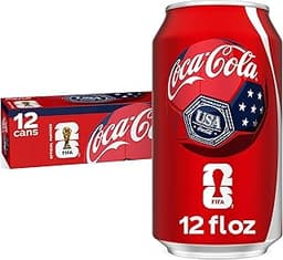 Coca-Cola Fridge Pack Soda Soft Drink, 12 fl oz Cans, 12 Pack - Classic Cola Soda Cans