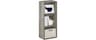 Furinno LUDER Book Shelf, 3-Cube Bookshelf, Bookcase with Open Shelves, 9.3 x 12 x 31.5, Easy Assembly, for Living Ro...
