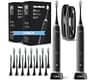 Aquasonic Black Series Ultra Whitening Toothbrush – ADA Accepted Electric Toothbrush- 8 Brush Heads & Travel Case – 4...