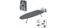ZOES HOMEWARE Metal Mesh Panel Tabletop Ironing Board | Foldable Iron Board | Heavy Duty Small Iron Board with Heat R...