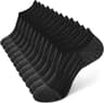 BAMBOO COOL Mens Non-Slip No Show Sock Moisture-Wicking Low Cut Sock 6 Pack