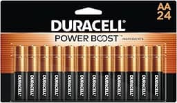 Duracell Coppertop Double AA Batteries with Power Boost Ingredients, 24 Count (Pack of 1) Long-lasting Alkaline Doubl...