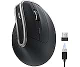 Acer Ergonomic Mouse Wireless, Vertical Computer Mouse for Laptop, PC | Office Ergo Mice Rechargeable for Medium to L...