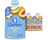 Gerber Stage 2 Apple Pear Peach Pouch, 3.5 Oz, 12 Pack | Stage 2 pouch; 2 servings of fruit; no added sweetener or ar...