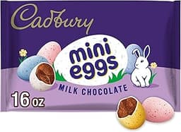 CADBURY MINI EGGS Milk Chocolate, Easter Candy Bag, 16 oz
